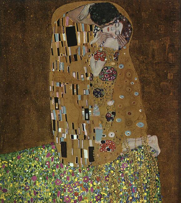 The Kiss, Gustav Klimt